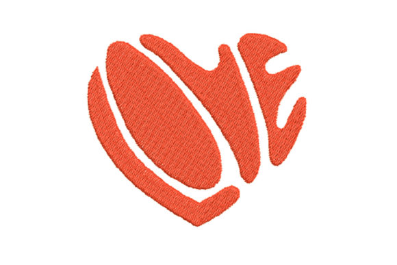A Designer's Take on the Heart-Shaped Love Embroidery