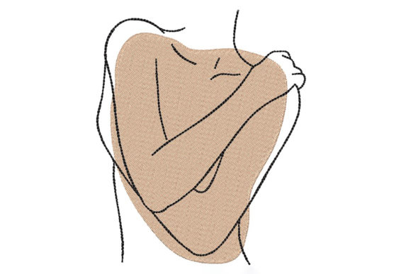 Artistic Nude Woman Body Embroidery Review