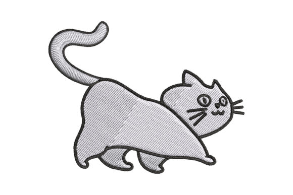 Cute Cartoon Cat Embroidery Design: A Seller's Review