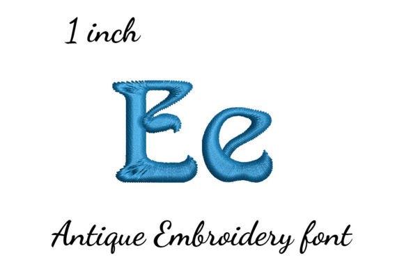 E Font Antique Embroidery: Designer Review for Branded Merch