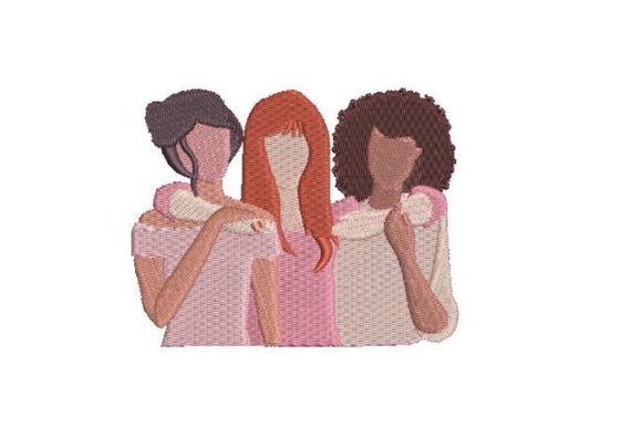 Group of Faceless Women Embroidery Review