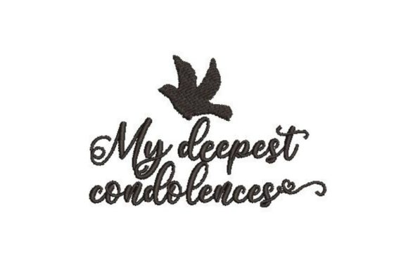 My Deepest Condolences Embroidery Design Review