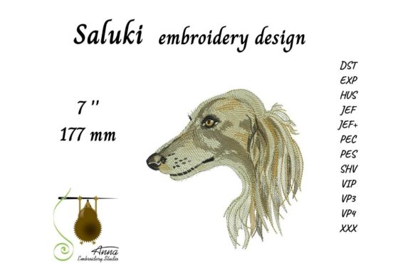 Saluki Dog Embroidery Design: A Designer’s Review