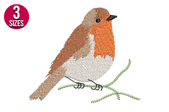 Sweet Bird Embroidery for Seasonal & Holiday Products