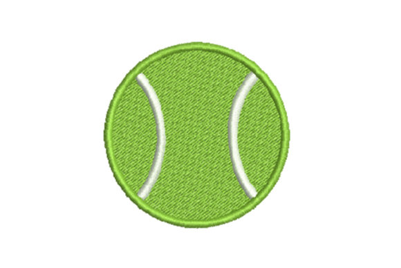 Tennis Ball Embroidery for Sports-Loving Holiday Gift Makers